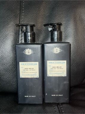 New Set Of 2 C.O.BIGELOW AQUA MELLIS DISPENSER shower gel 13 Oz